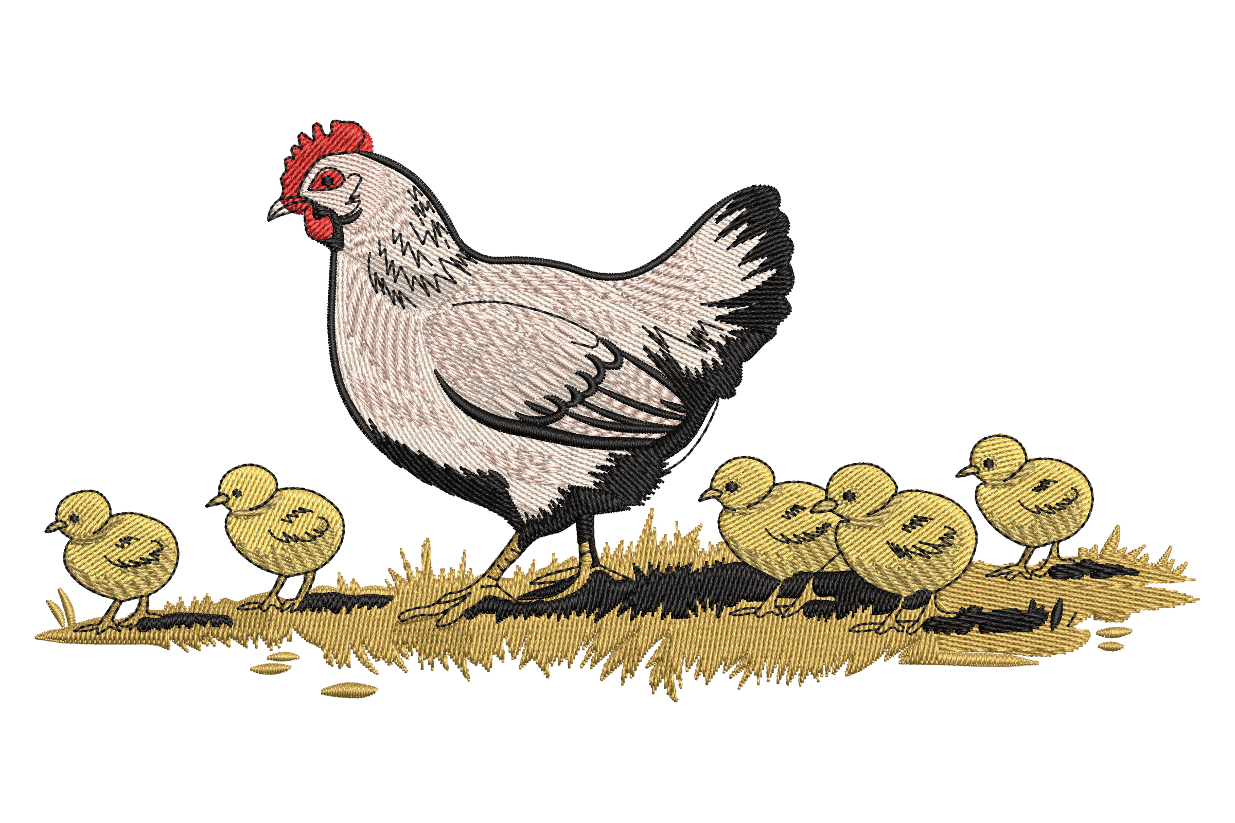 Hen with Chicks