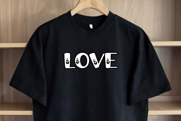 Love Mom Font PNG with transparent background - Preview 1