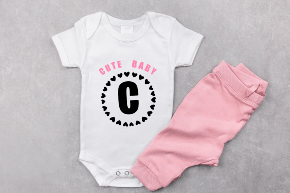 Monogram Family Font PNG with transparent background - Preview 5