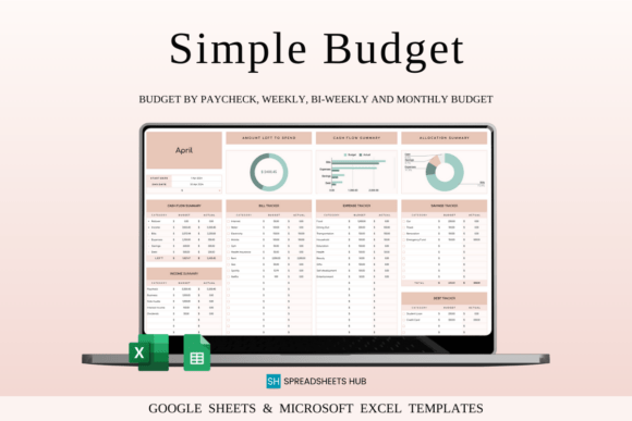 Personal Finance Tracker Excel Grafica Modelli Grafici Di SpreadsheetsHub