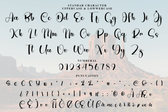 Rustic Background Font PNG with transparent background - Preview 3