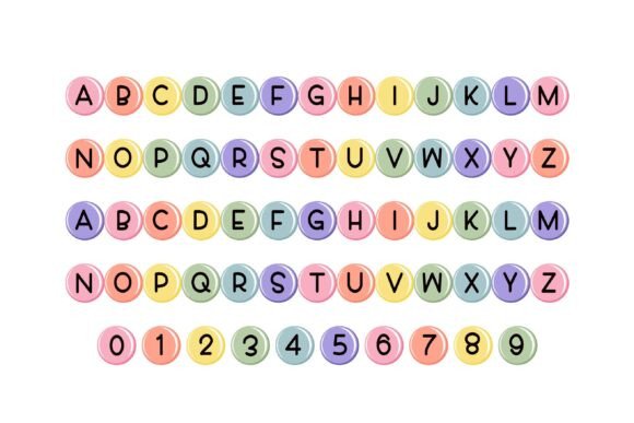 Alphabet Beads Font - Preview 6