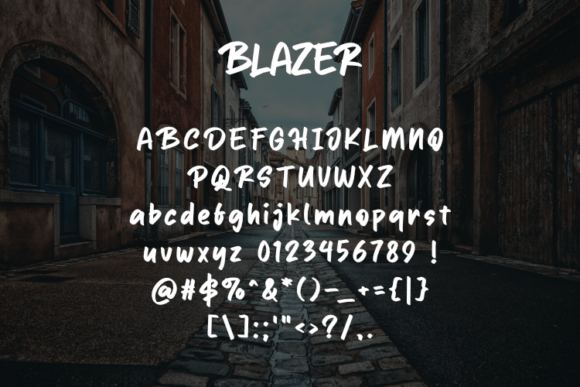 Blazer Font - Preview 1