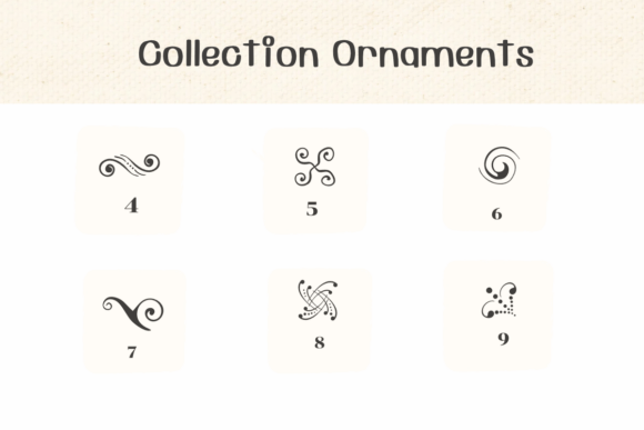 Collection Ornaments Font - Preview 3