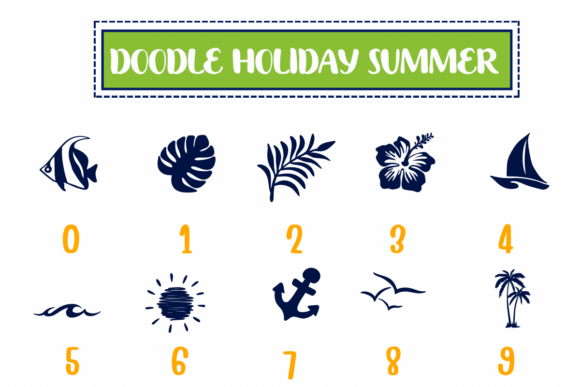 Doodle Holiday Summer Font - Preview 3