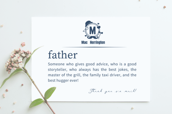 Father's Day Monogram Font - Preview 2
