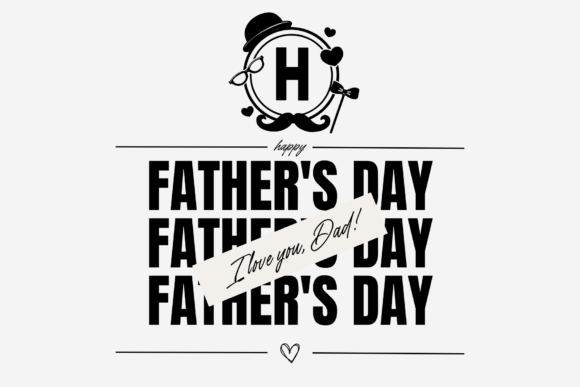 Father's Day Monogram Font - Preview 6