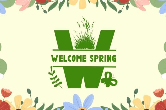 Flower Spring Monogram Font - Preview 2