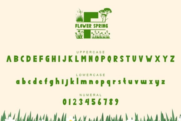 Flower Spring Monogram Font - Preview 4