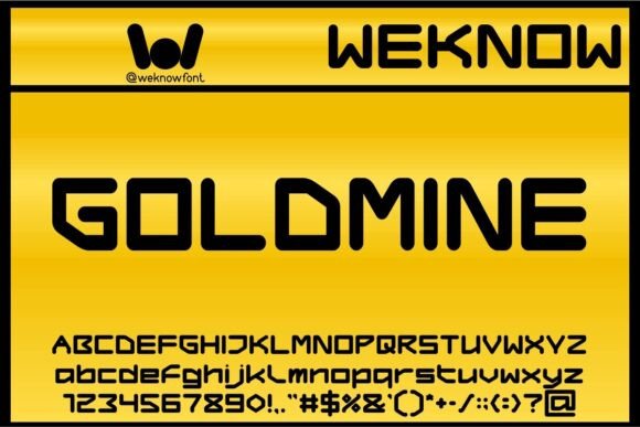 Gold Standard Font PNG with transparent background - Preview 3