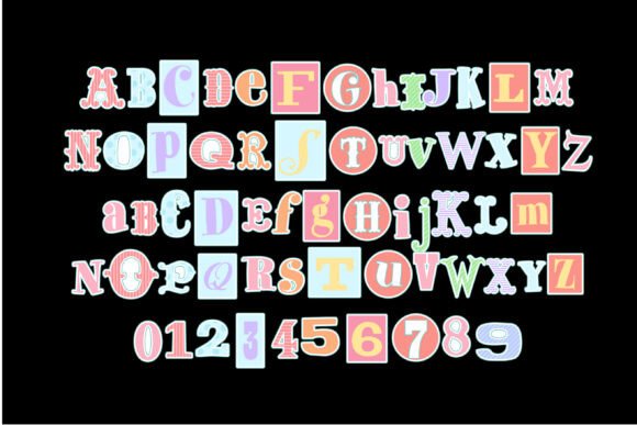 Kidnap Spring Font PNG with transparent background - Preview 1