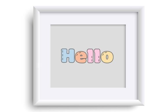 Loli Pastel Font PNG with transparent background - Preview 3