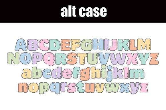 Loli Pastel Font PNG with transparent background - Preview 5
