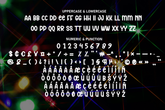 Magic Lines Font PNG with transparent background - Preview 6
