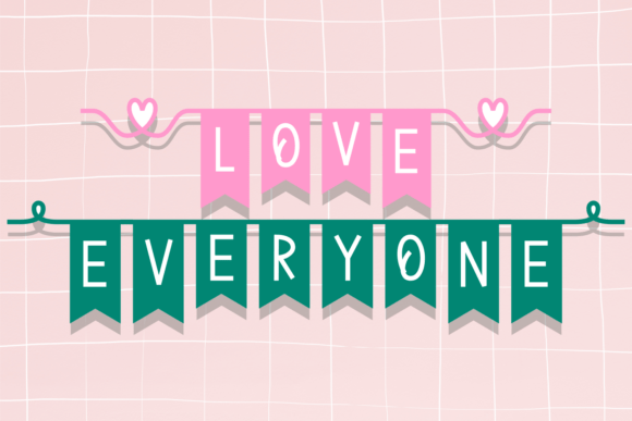 Paper Bonding Font PNG with transparent background - Preview 3