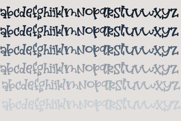 Pretty Iggy Font PNG with transparent background - Preview 6