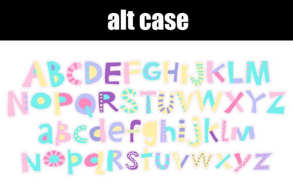 Smorgasbord Easter Font PNG with transparent background - Preview 6