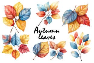 Autumn Leaves Illustrations Graphic by NR COMPANY · Creative Fabrica