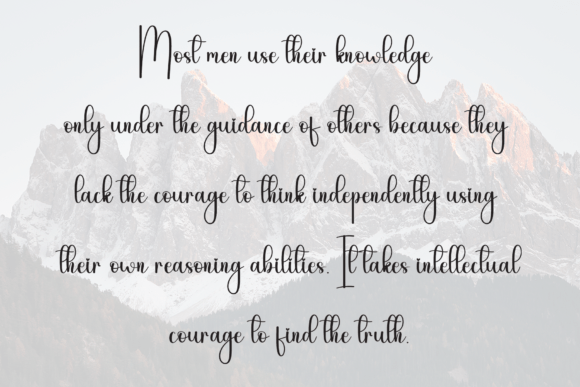 Calligraphy Font - Preview 5