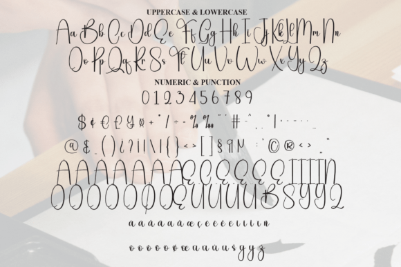 Calligraphy Font - Preview 6