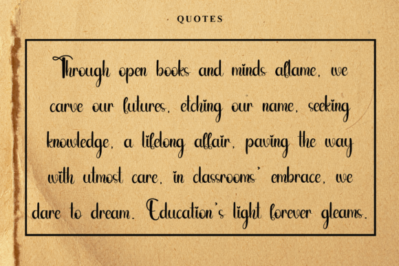 Fancy Font - Preview 5