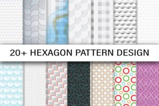 HEXAGON PATTERN BUNDLE DESIGN Graphic by graphiczone793 · Creative Fabrica
