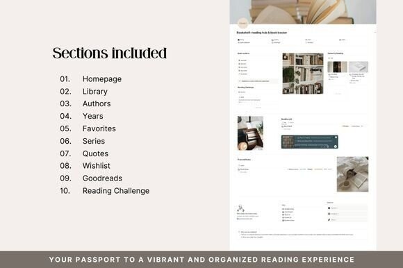 Notion Reading Journal Template