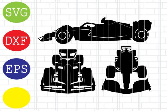 Racing Cars, Formula 1 Cars, Motorsport Gráfico Artesanato Por DigitalSvgFiles