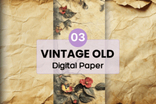 Vintage Old Digital Paper Graphic by Digital_Art12 · Creative Fabrica
