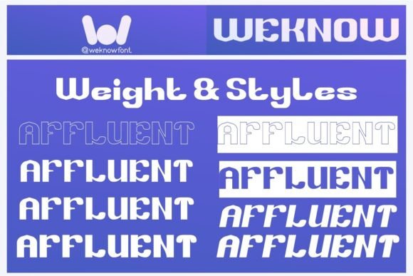 Affluent Font - Preview 6