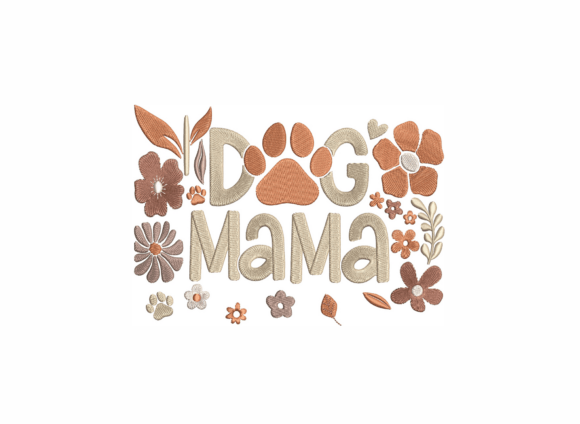 Boho Dog Mama Floral