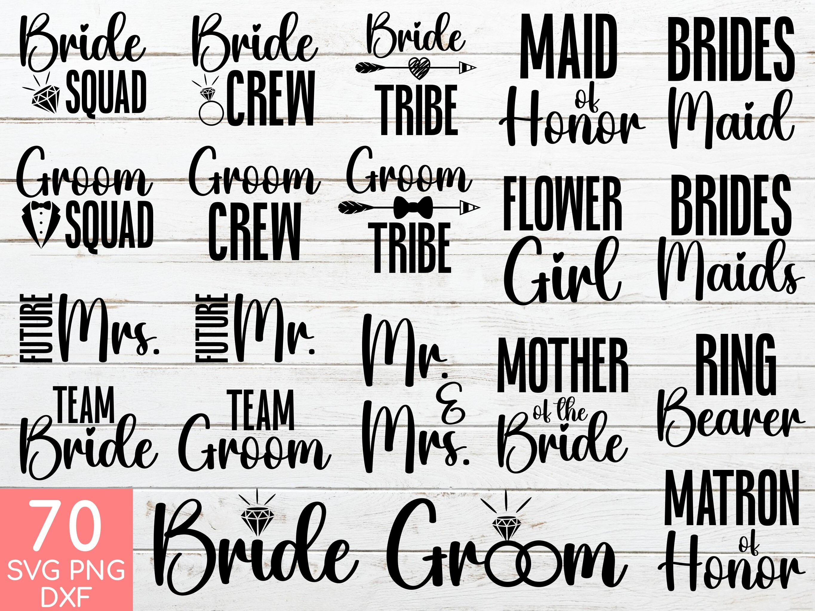 Bride Bridal Party Wedding Bachelorette
