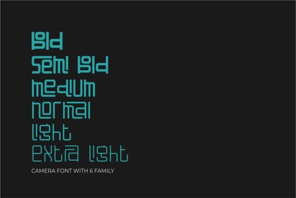 Camera Font - Preview 3