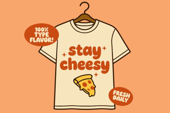 Chubby Dinner Font PNG with transparent background - Preview 5
