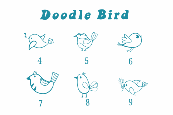 Doodle Bird Font - Preview 3