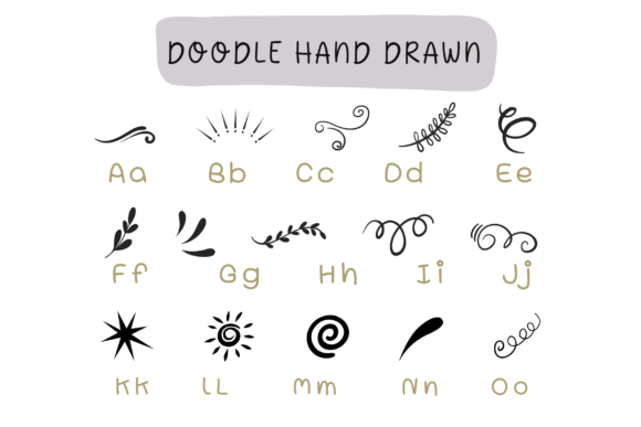 Doodle Hand Drawn Font - Preview 1