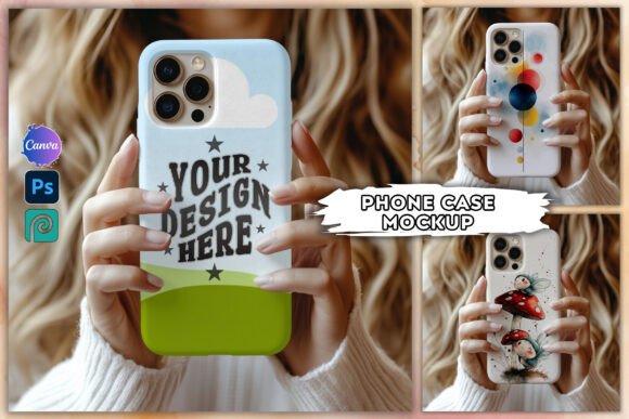 Drag and Drop Phone Case Template Canva