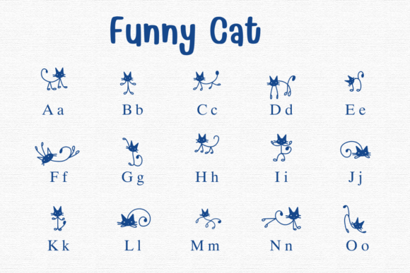 Funny Cat Font - Preview 1