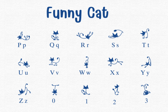 Funny Cat Font - Preview 2