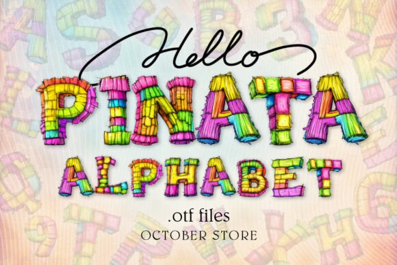 Piñata Pinata Alphabet
