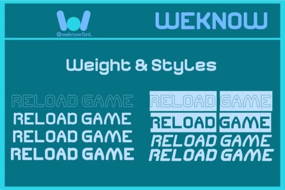 Reload Game Font PNG with transparent background - Preview 6