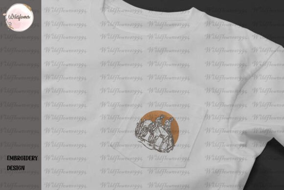 Western Cowboy Embroidery Horses Embroidery Design By wildflowers1994