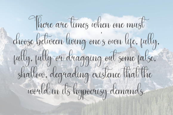 Beautyday Font - Preview 5