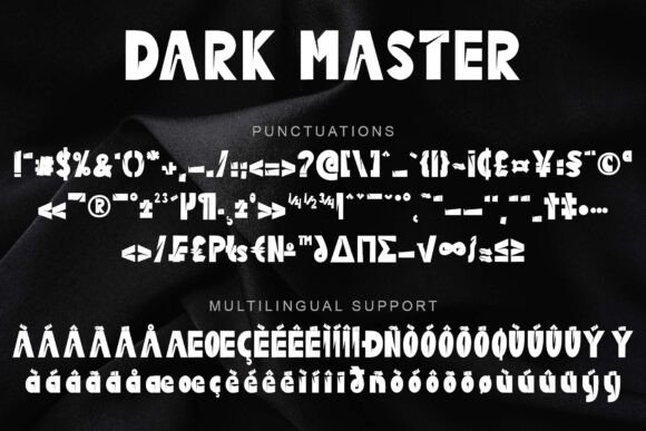 Dark Master Font - Preview 6