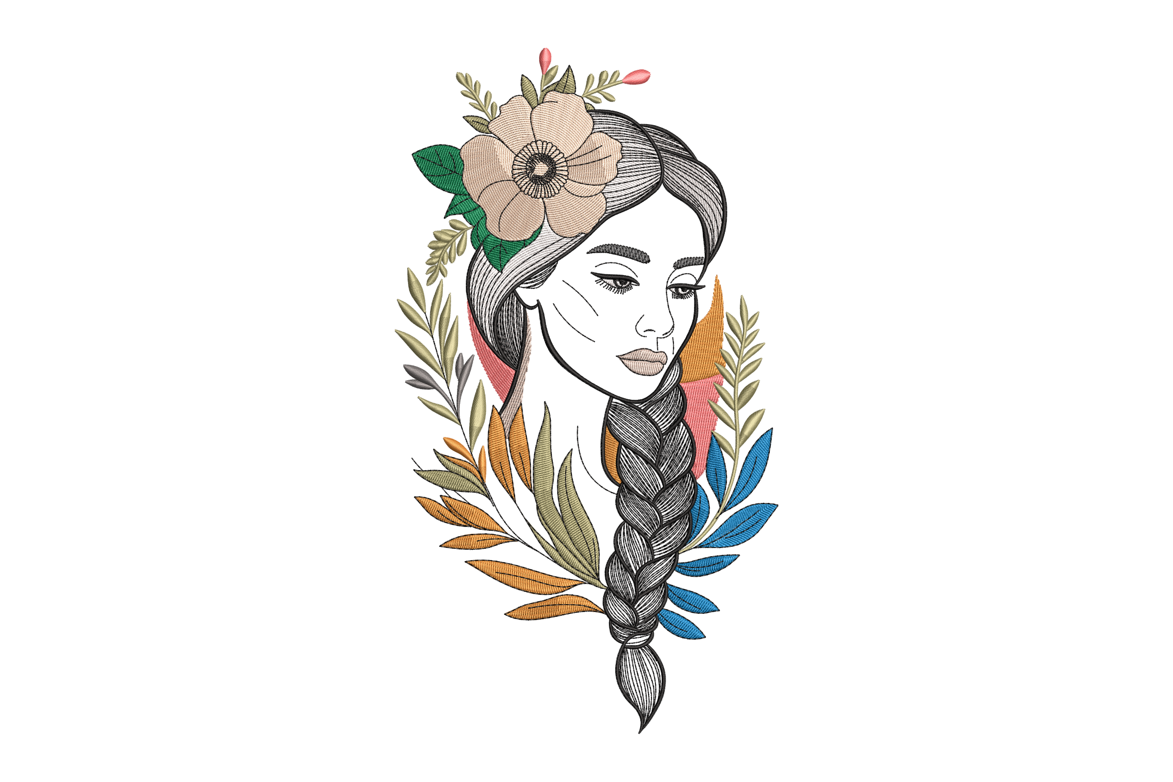 Floral Hair Braid
