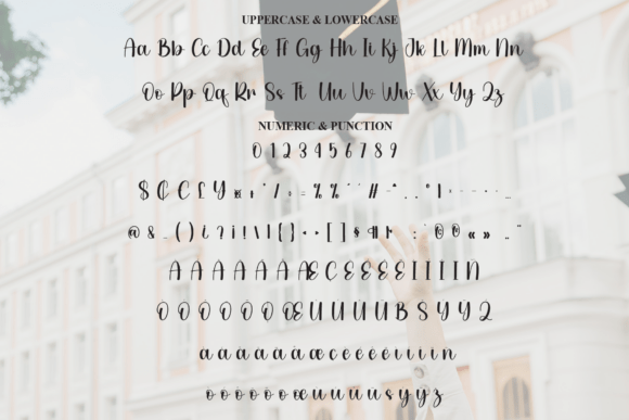 Graduation Font - Preview 6