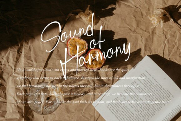Harmonicallity Unleashed Font PNG with transparent background - Preview 6