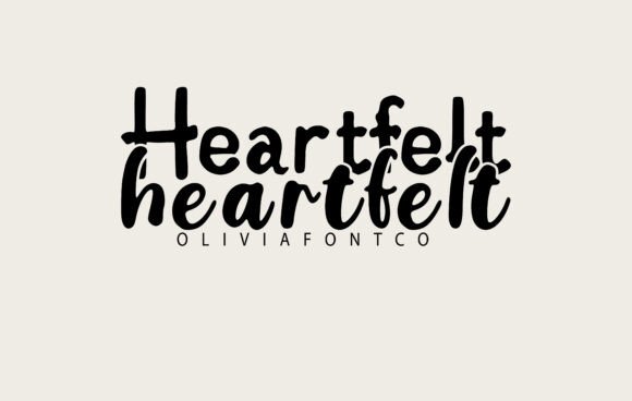 Heartfelt Journey Font - Preview 1