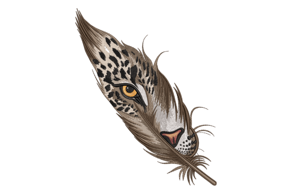 Leopard and Feather