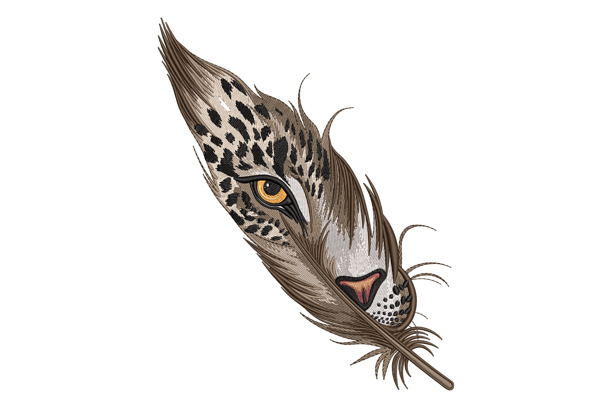 Leopard and Feather